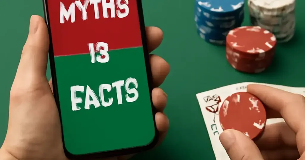 online casino myths, online casino myths vs facts, myths about online casinos for new players